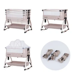 Chipolino Beistellbett Baby Boss Matratze, Moskitonetz, Schaukelfunktion, Räder Beige 12 Chipolino Beistellbett Baby Boss Matratze, Moskitonetz, Schaukelfunktion, Räder Beige -Kinderbett Geschäft 03236fadca723456a74b5aa6f53d0bf8