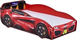 Relita Autobett RALLYCAR Rot Spanplatte Beklebt 80/160 Inkl. Rolllattenrost Und Matratze -Kinderbett Geschäft 058f4980301d4cf7797db78bb1fed991
