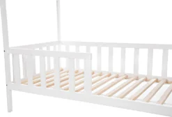 Baby-Delux Juniorbett Hausbett Gitterbett 160x80 Weiß Inkl. Komfort Matratze -Kinderbett Geschäft 06548ae7740406b433088b56e76869a5