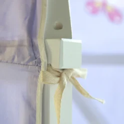 Homestyle4u 1557, Kinderbett 90x200 Weiß Lila, Hochbett Mit Rutsche Und Turm -Kinderbett Geschäft 06e2e3dd17f4a1e9357b0c8396ecea4f