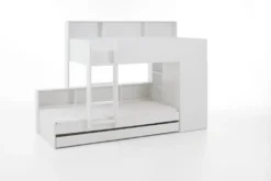 RELITA Etagenbett Sina Mit 2 Liegeflächen á 90 X 200 Cm, Inkl. Bodenplatten Als Auflage Für Die Matratzen, Inkl. Kleiderschrank (ohne Bettschublade) -Kinderbett Geschäft 07f1cc83cf353652baa23a5c0294c099