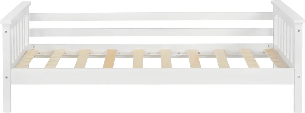 Kinderbett Nuuk Mit Stauraum 70x140 Cm Jugendbett Bis 50 Kg Mit Lattenrost Kojenbett Kiefernholz Weiß 6 Kinderbett Nuuk Mit Stauraum 70x140 Cm Jugendbett Bis 50 Kg Mit Lattenrost Kojenbett Kiefernholz Weiß – Bild 4