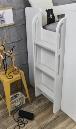 Funktions-/Hochbett FLORI, LF 90 X 200 Cm Inkl. Lattenrost Und 8 Großen Schubladen -Kinderbett Geschäft 085652b4451311efea6c64d632d80b07