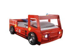 Autobett Löschi Feuerwehr Hochglanz Rot Inklusive LED-Beleuchtung MDF Holz 90*200 Cm Kinderzimmer Junior Spiel Einzel Truck Kinderbett -Kinderbett Geschäft 0c705d91ea8f2e80515d62796b8f4772