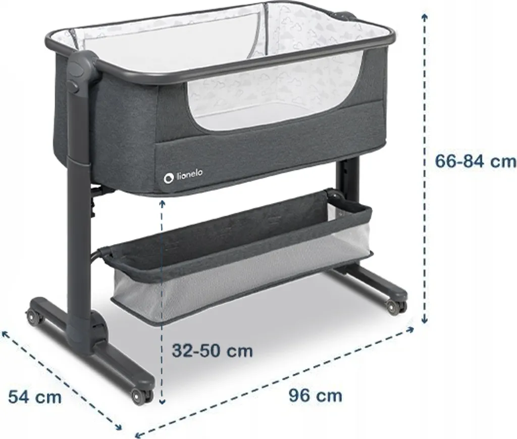 Lionelo Timon Beistellbett Mit Matratze Babybett Babywiege Reisebett Faltbar 14 Lionelo Timon Beistellbett Mit Matratze Babybett Babywiege Reisebett Faltbar – Bild 12