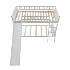 Merax Etagenbetten 90x200cm/90x200cm Hochbett Für 2 Kinder, Doppel Stockbett Teilbar Zu 2 Einzelbetten, Kinderbett Mit Rutsche Und Lattenrost, Weiß -Kinderbett Geschäft 0f8a0749ca1e6f3e7dd801383e2eebe6