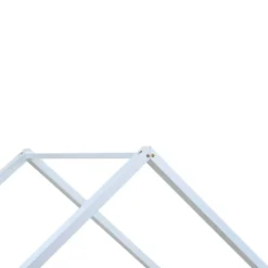 Merax Kinderbett 90x200 Cm Hausbett Mit 2 Herausnehmbaren Schubladen, Stabiles Podestbett Jugendbett Spielbett Aus Kiefer, Weiß -Kinderbett Geschäft 12af727ea2d4ba136554a388a4feb936