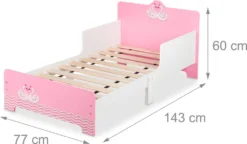 Relaxdays Kinderbett Schwan -Kinderbett Geschäft 134b9b0c5552aa30ad41b76bf63f7787