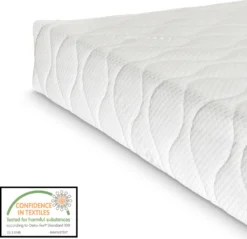 Kinderbett Mit Matratze Und Rausfallschutz 90x200cm Hausbett Mit Kaltschaummatratze Bettenhaus Mit Lattenrost Kiefernholz Einzelbett Weiß [en.casa] -Kinderbett Geschäft 13cfa71a4703c578ebec572668a99feb