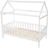 Baby-Delux Juniorbett Hausbett Gitterbett 160x80 Weiß Inkl. Komfort Matratze -Kinderbett Geschäft 1466f5b5ecf0f5790dd593a67166e8fe