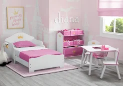 Delta Children Princess Holzbett (Matratzengröße 70X130cm) Mit Fußteil -Kinderbett Geschäft 15fd4612725d6c46382b9a743c949a1b