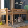 Bubema Sam Kinder Hochbett, Buche Massiv, Mit Oder Ohne Rutsche, Natur Oder Weiß : Ohne Rutsche : Natur Lackiert -Kinderbett Geschäft 19b781a3ab5ce85e73f2375369190539