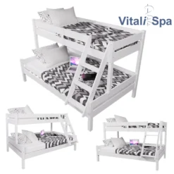 VitaliSpa Etagenbett Everest Weiß 207 X 131 X 138,9 Cm Massivholz -Kinderbett Geschäft 1b8561bf8a3ae19851ea957ead8ceaca 1