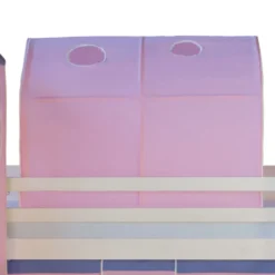 Homestyle4u 1440, Kinder Tunnel Für Hochbett Bettzelt Betttunnel Spieltunnel Kinderbett, 90 Cm Breit, Rosa -Kinderbett Geschäft 20361cd17281840848fe3fd94d2eb953