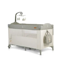 Cangaroo Reisebett Indiana Laufstall Zwei Ebenen Matratze Wickeltasche Räder Grau -Kinderbett Geschäft 2114775fe9b8787ad23518af3f15cc61