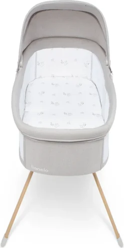 LIONELO Malin Evo Kinderbett, Babywiege, Reisebett Für Babys Mit Matratze, Kinderreisebett, Reisegitterbett, Von 0 Bis 9 Kg, Vordach, Moskitonetz, Klappbar, Schaukelsystem, Liegeverstellung, Schnelle Montage, Reisetasche, Leicht -Kinderbett Geschäft 2130b268cecc6b0d74f265e4cf9ade44