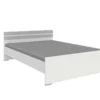 Joker Bett 90120/140 X 200 Cm Weiß / Lichtgrau, Bettschublade:ohne, Liegefläche:120 X 200 Cm
