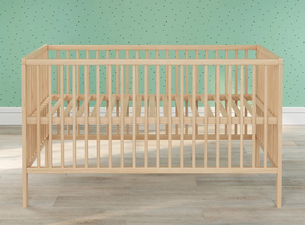 Babybett Babyzimmer Universal | Buche Massiv / Naturfarben 6 Babybett Babyzimmer Universal | Buche Massiv / Naturfarben – Bild 4