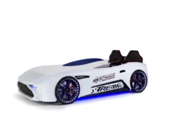 Autobett GT18 Turbo 4x4 Extreme Weiß Mit Bluetooth -Kinderbett Geschäft 251d832058379dfb4e41a1a3f63b720b