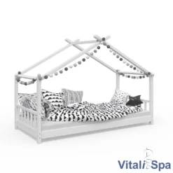 VitaliSpa Kinderbett Design Weiß 208 X 146 X 97 Cm Massivholz -Kinderbett Geschäft 272bd8ef350110cd0e984d1cbd53b5ab