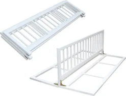 Zwillingsbett Kinderbett Für Zwillinge 2in1 Massiv Weiss Mit 2 Matratzen 120x120cm Und Trenngitter -Kinderbett Geschäft 2784ad2ac9b237cc1c857bb3113f8b94