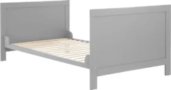 Roba Kombi-Kinderbett 'Sternenzauber Grau', 70 X 140 Cm, Taupe, 3-fach Verstellbar, Schlupfsprossen Umbaubar Zum Juniorbett -Kinderbett Geschäft 2816fcb1af642f4bddcc8ef3148e440e
