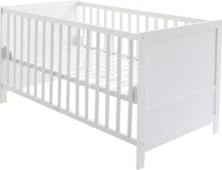 Roba Kombi-Kinderbettset 'Sterne Grau', 70x140 Cm, Weiß, Umbaubar Zum Juniorbett -Kinderbett Geschäft 2b5582bf72c67824a925e3c2b0dd89c0