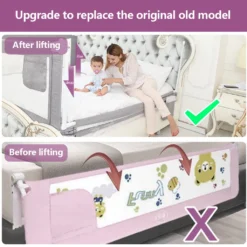 Zehnhase Bettgitter Bettschutzgitter Kinderbettgitter Babybettgitter 120 Cm, Grau, 1 Seite -Kinderbett Geschäft 2d171292ee8cd5fca8f01fe724f7dc3f