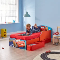 Cars Lightning McQueen Kinderbett 70 X 140 Cm Mit 2 Schubladen -Kinderbett Geschäft 2df6df07e56b5b886d598d3c79d73127
