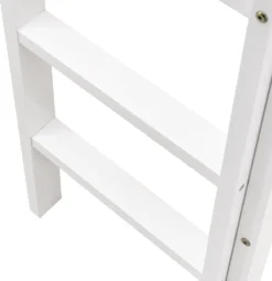 Merax Etagenbett 90x200 Cm Kinderbett Hochbett Mit Zwei Beschreibbaren Tafeln, Klein Ablage Und Leiter, Spielbett Aus Kiefer Für Jungen Und Mädchen, Weiß -Kinderbett Geschäft 2e03682924f22860aed3e19b010fc1e6