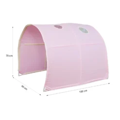 Homestyle4u 1440, Kinder Tunnel Für Hochbett Bettzelt Betttunnel Spieltunnel Kinderbett, 90 Cm Breit, Rosa -Kinderbett Geschäft 2ec6eb0e02327f3c7aba96f7a6352620