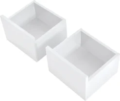 Merax Etagenbett 90x200 Cm Doppelstockbett Mit Treppeschubladen, Zaun Und Dachform, 2 Einzelbetten Doppel Stockbett Für Zwei Kinder, Kinderbett Hochbett Aus Kiefer, Weiß -Kinderbett Geschäft 335642b2898aabc030e0722daa7f60b0