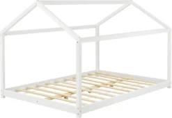 Kinderbett ’Cerro’ 140x200cm Hausbett Bettenhaus Spielbett Kiefernholz Weiß 10 Kinderbett ’Cerro’ 140x200cm Hausbett Bettenhaus Spielbett Kiefernholz Weiß -Kinderbett Geschäft 34a002e411f6b9622c8144b4d927d491