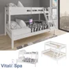 VITALISPA Kinderbett EVEREST Etagenbett Weiß Hochbett Spielbett Massiv Stockbett 1 VITALISPA Kinderbett EVEREST Etagenbett Weiß Hochbett Spielbett Massiv Stockbett -Kinderbett Geschäft 3509f3469f730bf4e173547fd4f9e111