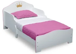 Delta Children Princess Holzbett (Matratzengröße 70X130cm) Mit Fußteil -Kinderbett Geschäft 3683d20c87f46b8490ab593a1c41f226