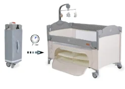 Cangaroo Reisebett Indiana Laufstall Zwei Ebenen Matratze Wickeltasche Räder Grau -Kinderbett Geschäft 39e9ee0da97b934278c36c14b7ba4dfa