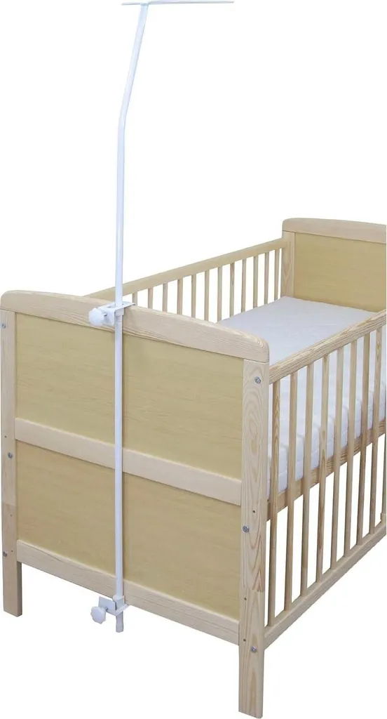 Himmelstange Himmelhalter Weiß Aus Metall Universal Für Babybett Kinderbett Gitterbett Wiege Beistellbett 3 Himmelstange Himmelhalter Weiß Aus Metall Universal Für Babybett Kinderbett Gitterbett Wiege Beistellbett