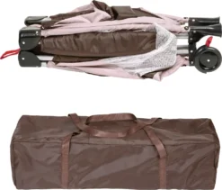 Tectake Kinderreisebett 126x65x80cm Mit Transporttasche - Coffee -Kinderbett Geschäft 3ec7b0d60b2ce0f9bec9ed2cf3b08822