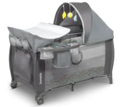 Reisebett Lionelo Sven Plus Grey Scandi Babybett Kinderbett Mit Wickelablage Klappbar -Kinderbett Geschäft 43a5ec478d5e7f3f22b9eedafdefe0b7