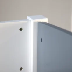 Homestyle4u 1845, Hochbett Spielbett Kinderbett Leiter 90x200 Massiv Jugendbett Weiß Grau -Kinderbett Geschäft 49ad8d64786970d599dc4d8962d01b9d