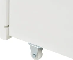 Merax Kinderbett 90x200 Cm Tagesbett Einzelbett Mit Zäune Und 2 Schubladen Auf Rollen, Kiefernholz Lattenrost Hausbett, Weiß -Kinderbett Geschäft 49c1b2bed7b1b1143a0cb03bc2c85bd8