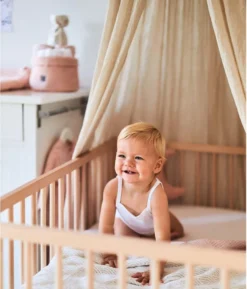 Jollein Möbel Betthimmel 245 Cm, Nougat Bettzubehör Bettzubehör Baldachin Moskitonetz -Kinderbett Geschäft 4b67dcb77527408444618efe39aeca16