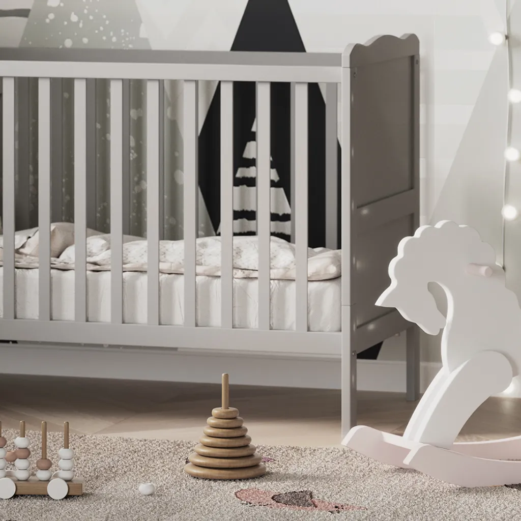 VitaliSpa Gitterbett Tobi Umbaubar Grau 124 X 87 X 65 Cm Holzwerkstoff 7 VitaliSpa Gitterbett Tobi Umbaubar Grau 124 X 87 X 65 Cm Holzwerkstoff – Bild 5