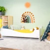 Alcube Kinderbett 70x140 Mit Matratze Lattenrost Und Rausfallschutz MDF MASSIVHOLZ Juniorbett Jugendbett - Weiß -Kinderbett Geschäft 4e6ca97ec5d93699c109f9f89d5db50f