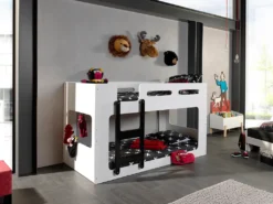 Vipack - Luca Halbhohes Bett 90 X 200 Cm Liegefläche, Weiß -Kinderbett Geschäft 4f430c30d3bb50fefb2c8af1226df669