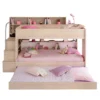 Etagenbett Bibop Akazie 90*200 Inkl Bettkasten + 2 Lattenrostplatten + Regale + Leiterpodest Kinderzimmer Spiel Hoch Doppel Stockbett -Kinderbett Geschäft 4ffc33fd0cb353fc757eb438be0ee85a