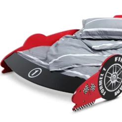 Kinderbett Formel 1 ✔200x90 Cm ✔inkl. Lattenrost ✔Holz ✔rot Schwarz Autobett Rennbett Bettgestell -Kinderbett Geschäft 520a6470c7a3330db98f0c31b765bf84