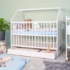 Alcube® Mitwachsendes Babybett 60 X 120 Cm Mit Schubladen Gitterbett 120x60 Umbaubar Zum Haus Juniorbett Kinderbett In Weiß -Kinderbett Geschäft 544ff7ddda06239c30d56b41794f50fd