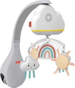 Fisher Price Fisher-Price Babybett Regenbogen Mobile & Spieluhr, Ab 0 M.