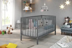 Babybett Babyzimmer Universal | Grau Matt Massiv -Kinderbett Geschäft 55b55234e1cd36b6fedfdae696e5d2a0